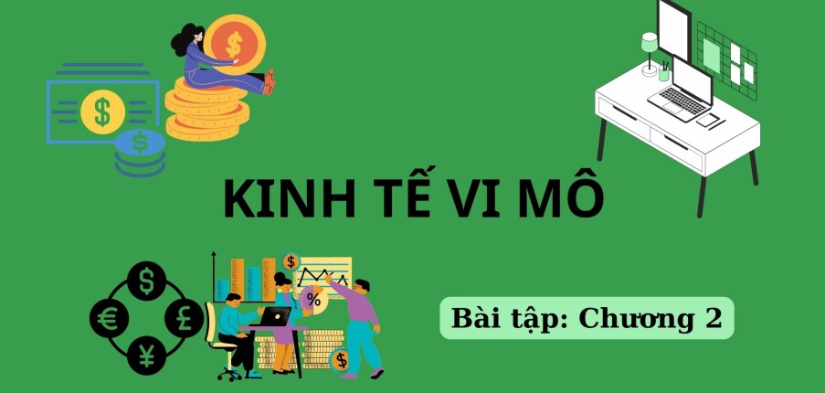 Ngân hàng bài tập Kinh tế vi mô chương 2 (có lời giải) | Đại học Tài chính - Marketing