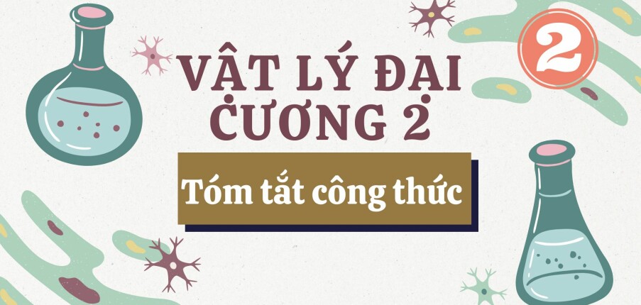 Tóm tắt công thức giải bài tập Vật lý đại cương 2 | Đại học Bách Khoa Hà Nội