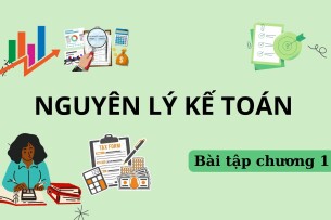 Top 5 bài tập Nguyên lý kế toán chương 1 (có lời giải) | Đại học Kinh Tế Quốc Dân (2025)