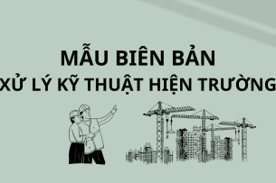 Mẫu biên bản xử lý kỹ thuật hiện trường mới nhất 2023 | PDF