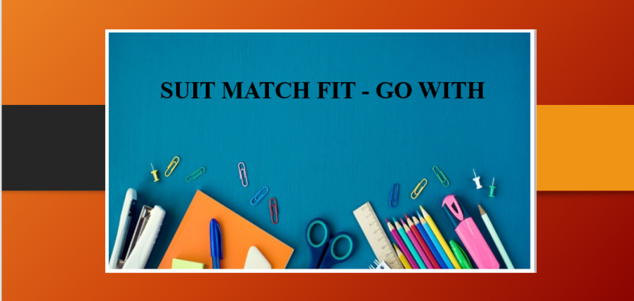 Suit Match Fit - Go with | Định nghĩa - Phân biệt Suit Match Fit & Go with - Bài tập vận dụng