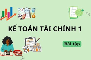 Ngân hàng bài tập Kế toán tài chính 1 (có đáp án) hay, hấp dẫn nhất (2025)
