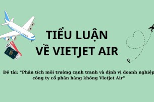Tiểu luận: Phân tích môi trường cạnh tranh và định vị doanh nghiệp công ty cổ phần hàng không Vietjet Air | VKU (2025)