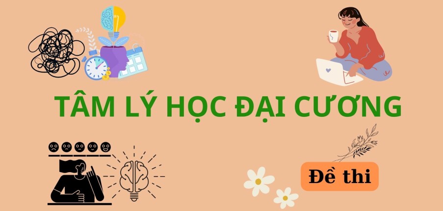 Đề thi cuối kỳ học phần Tâm lý học đại cương (có đáp án) | Đại học Khoa học Xã hội và Nhân văn