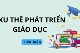 Tiểu luận môn Xu thế phát triển giáo dục | Trường Đại học Sư phạm Huế (2025)