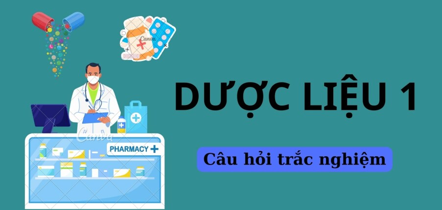 1500 Câu hỏi trắc nghiệm DƯỢC LIỆU 1 (có đáp án) hay, chi tiết nhất