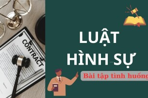 TOP 50 Bài tập tình huống môn Luật hình sự (có lời giải) | Trường Đại học Luật Hà Nội (2025)