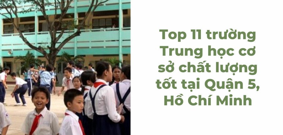 Top 11 trường Trung học cơ sở chất lượng tốt tại Quận 5, Hồ Chí Minh