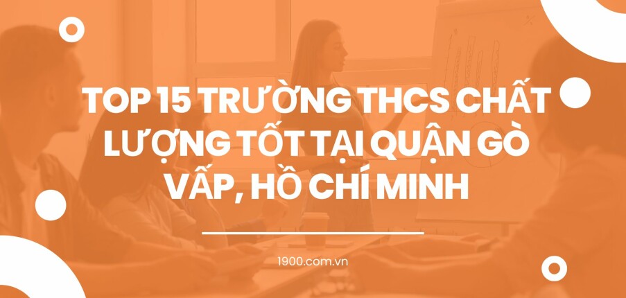 Top 15 trường THCS chất lượng tốt tại quận Gò Vấp, Hồ Chí Minh