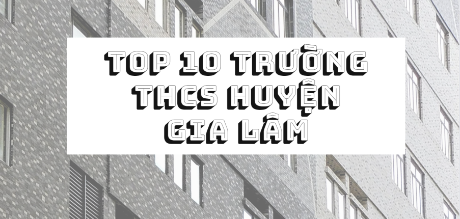 Top 10 trường THCS chất lượng cao tại huyện Gia Lâm