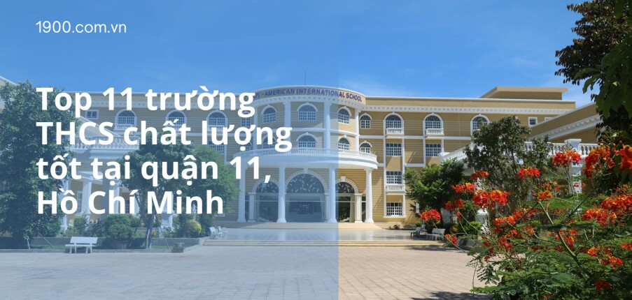 Top 11 trường THCS chất lượng tốt tại quận 11, Hồ Chí Minh