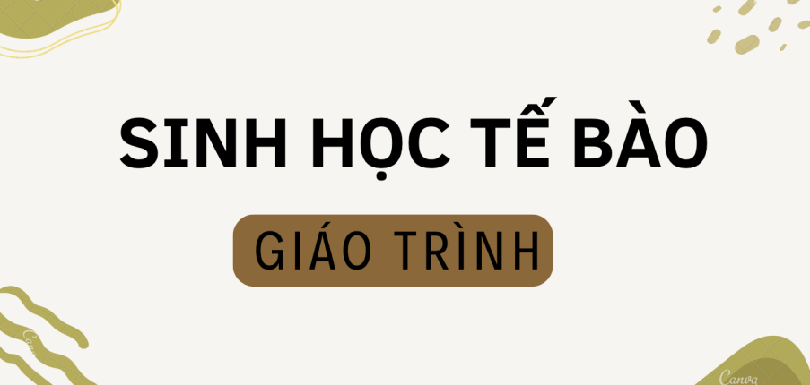 Giáo trình môn Sinh học tế bào | Đại học Bách Khoa Hà Nội