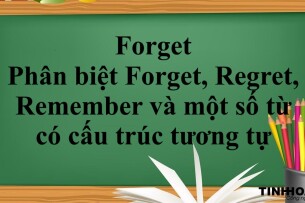 Forget là gì? | Cấu trúc - Cách dùng- Phân biệt cấu trúc Forget, Regret, Remember và một số từ có cấu trúc tương tự- Bài tập vận dụng (2025)