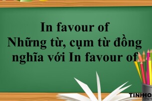 In favour of là gì? | Định nghĩa - Cách dùng - Những từ, cụm từ đồng nghĩa với In favour of - Bài tập vận dụng (2025)