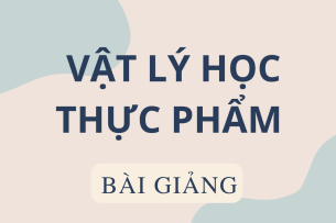 Bài giảng PPT (Power Point) học phần Vật lý học thực phẩm | SLIDE | Đại học Bách Khoa Hà Nội (2025)