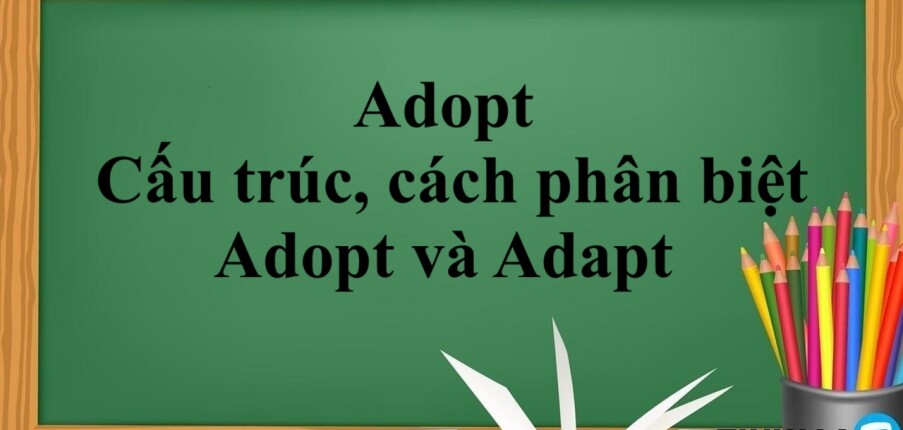 Adopt là gì? | Cấu trúc, cách phân biệt Adopt và Adapt trong tiếng anh và bài tập vận dụng