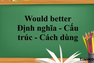 Would better | Định nghĩa - Cấu trúc - Cách dùng - Bài tập vận dụng Would better (2025)
