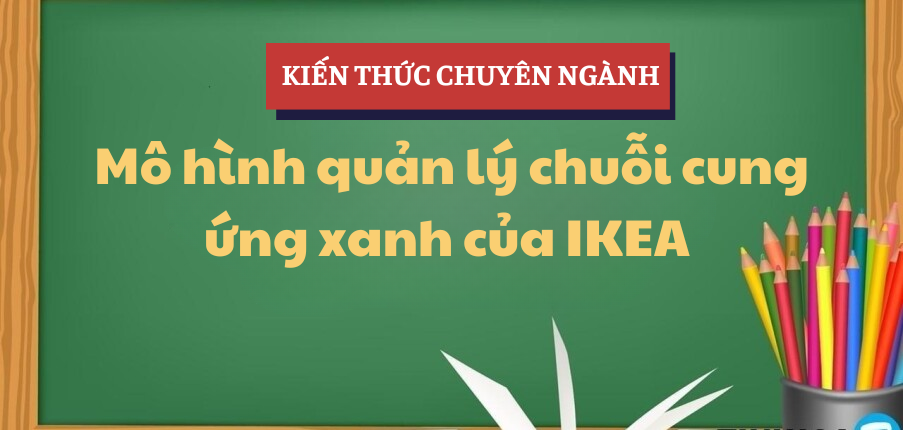 Mô hình quản lý chuỗi cung ứng xanh của IKEA | Khóa luận tốt nghiệp chuyên ngành Kinh tế đối ngoại | FTU - Trường Đại học Ngoại thương