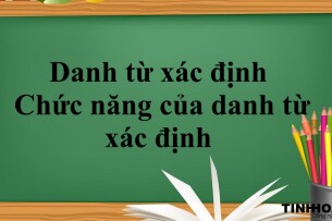 Danh từ xác định là gì?  | Phân loại - Chức năng của danh từ xác định - Bài tập vận dụng