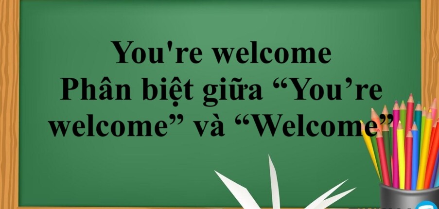 You're welcome là gì? | Cách dùng, Phân biệt giữa “You’re welcome” và “Welcome” | Bài tập vận dụng