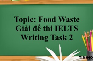 Topic: Food Waste | Giải đề thi IELTS Writing Task 2 (2025)