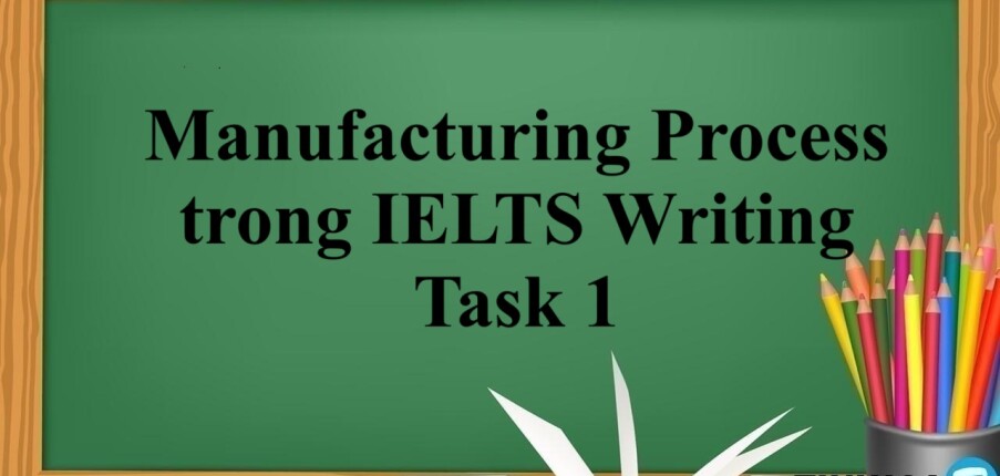 Cách viết, từ vựng, cấu trúc và bài mẫu Manufacturing Process trong IELTS Writing Task 1