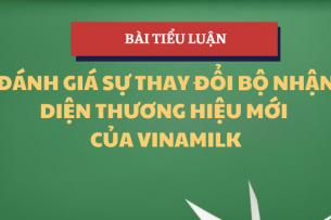 Tiểu luận "Đánh giá sự thay đổi bộ nhận diện thương hiệu mới của Vinamilk" | Học phần Quản trị Sự thay đổi | IUH - Trường Đại học Công nghiệp TP. Hồ Chí Minh (2025)