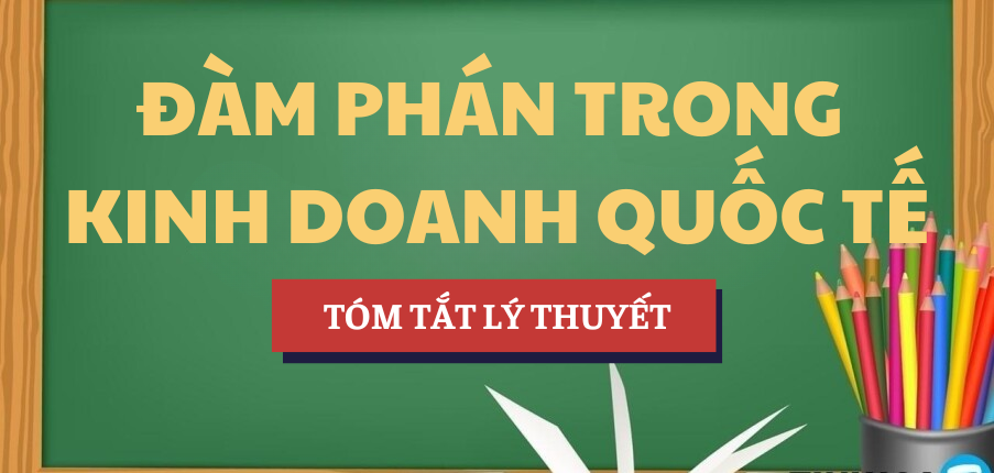 Tóm tắt lý thuyết Học phần Đàm phán trong Kinh doanh quốc tế | HUB - Trường Đại học Ngân hàng TP. Hồ Chí Minh