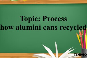 Topic: Process (how alumini cans recycled) | Bài mẫu IELTS Writing Task 1