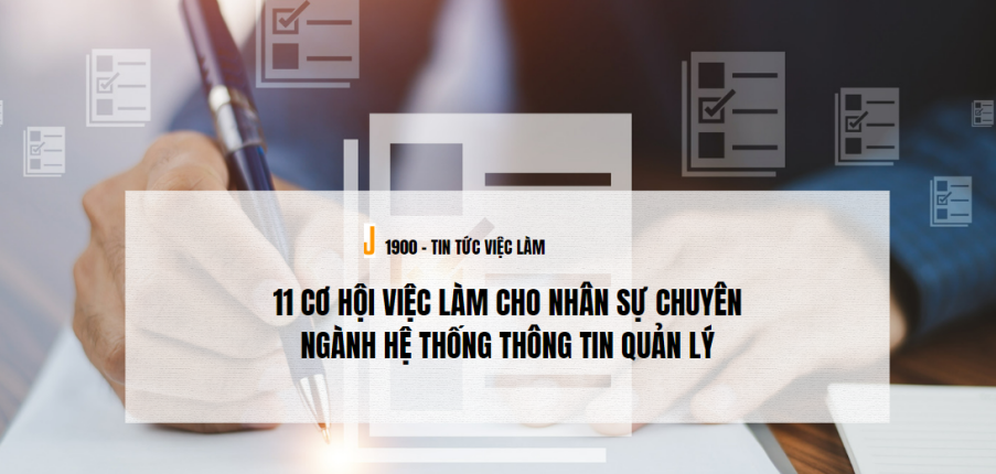 11 cơ hội việc làm cho nhân sự chuyên ngành Hệ thống thông tin quản lý