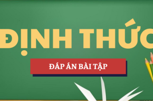 Đáp án bài tập Học phần Định thức - Ma trận nghịch đảo | Trường Đại học Bách Khoa - Đại học Đà Nẵng (2025)