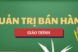 Giáo trình Quản trị bán hàng | TMU - Trường Đại học Thương mại