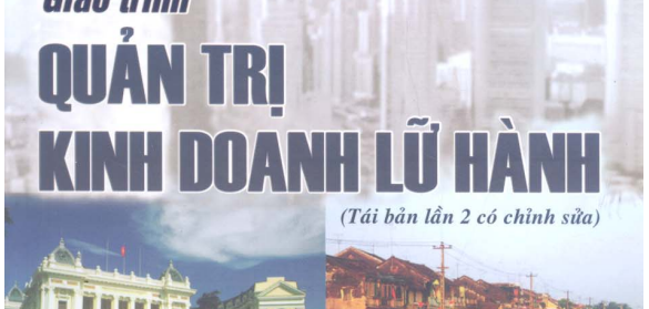 Giáo trình “Quản trị kinh doanh lữ hành” - ĐH Công nghiệp Hà Nội