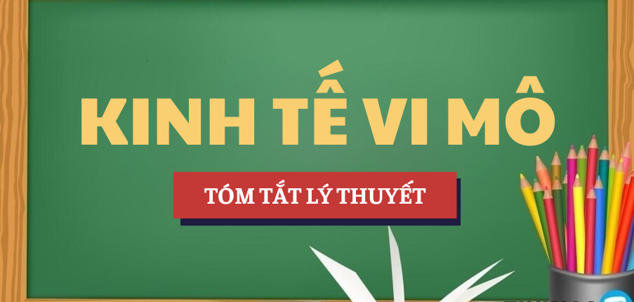 Tóm tắt lý thuyết Học phần Kinh tế vi mô | TDTU - Trường Đại học Tôn Đức Thắng (2025)