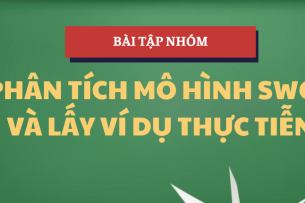 Phân tích mô hình SWOT và lấy ví dụ thực tiễn | Bài tập nhóm Quản trị Marketing | HUB - Trường Đại học Ngân hàng Thành phố Hồ Chí Minh (2025)
