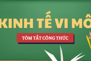 Tóm tắt công thức Kinh tế vi mô | UEF - Trường Đại học Kinh tế - Tài chính Thành phố Hồ Chí Minh (2025)