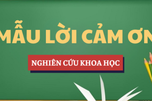 Mẫu lời cảm ơn nghiên cứu khoa học | HUHA - Trường Đại học Nội vụ Hà Nội (2025)