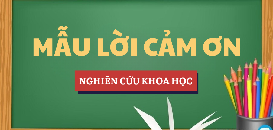Mẫu lời cảm ơn nghiên cứu khoa học | HUHA - Trường Đại học Nội vụ Hà Nội (2025)