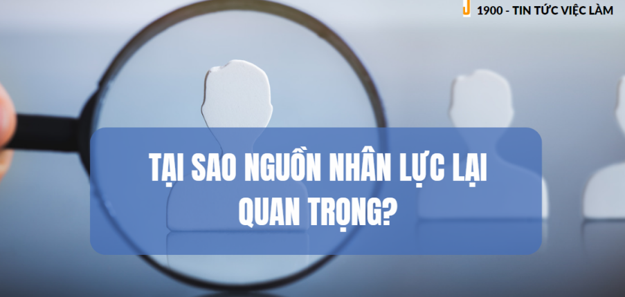 Tại sao nguồn nhân lực lại quan trọng?