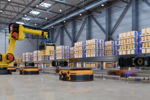 Top 8 doanh nghiệp logistics ứng dụng robot trong kho bãi