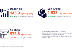 Top 10 doanh nghiệp bán lẻ trực tuyến tăng trưởng nhanh nhất trong 3 năm gần đây