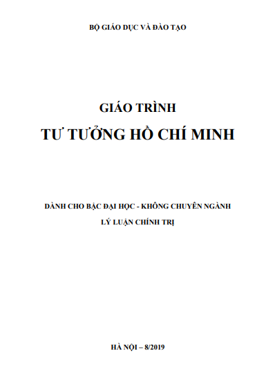 Giáo Trình Tư Tưởng Hồ Chí Minh 